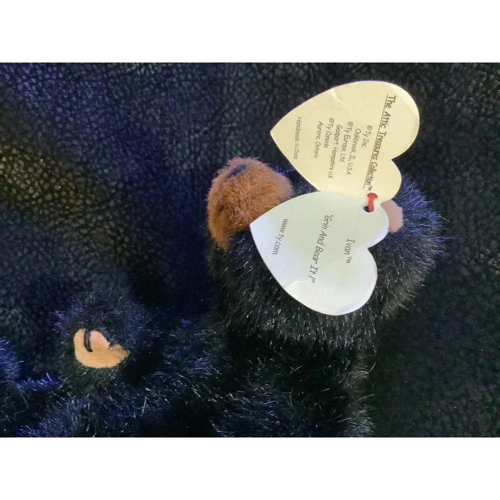 Ty Beanie Attic Treasures Collection 1993‎ Ivan Poseable Bear